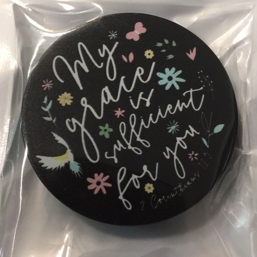My Grace Is Sufficient Pop Socket